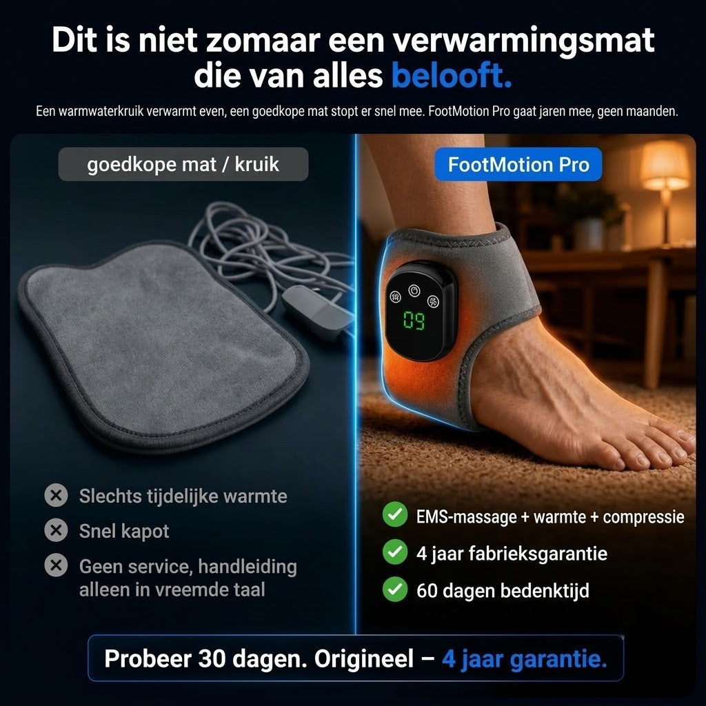 FootMotion Pro® – 3-in-1 therapeutisch voetmassageapparaat
