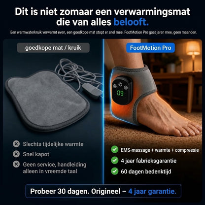FootMotion Pro® – 3-in-1 therapeutisch voetmassageapparaat